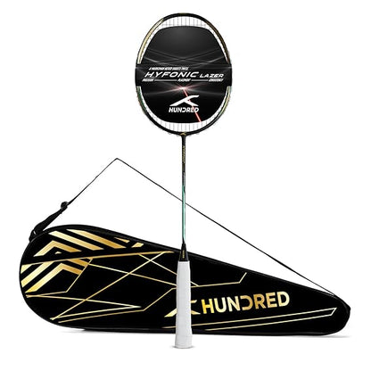 HUNDRED HYFONIC LAZER Badminton Racket (5U) – Precision and Speed