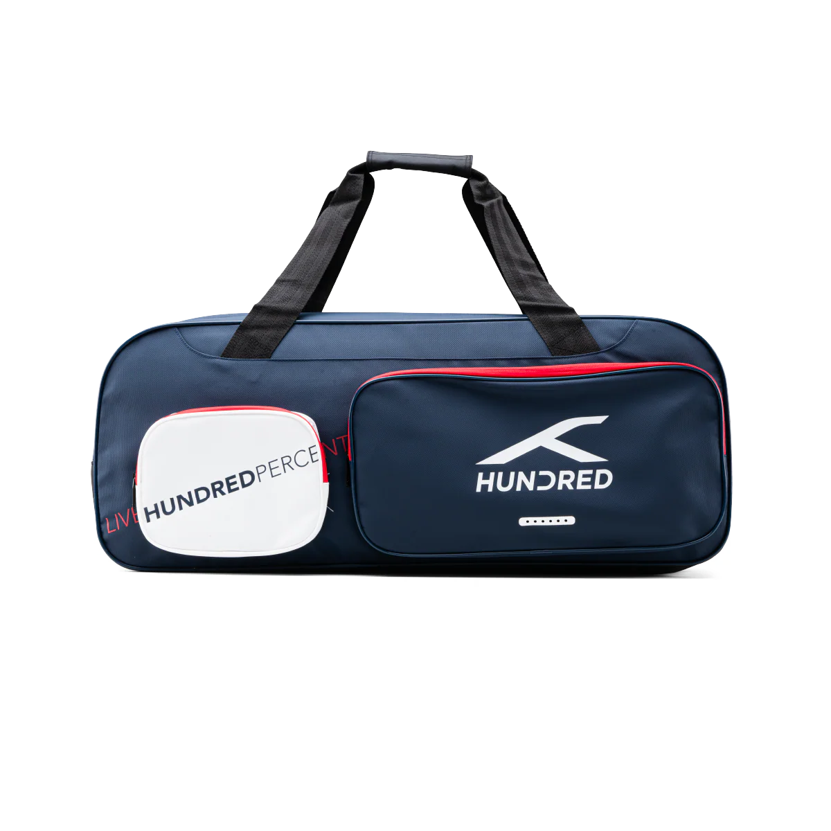 Hundred Gravity Duffle Kit Bag | Geräumige Sporttasche für Schlägersportarten mit großem Fach für Badminton- und Tennisschläger, Schuhe und Ausrüstung | Ideal für Sport, Fitnessstudio und Reisen (Marineblau)