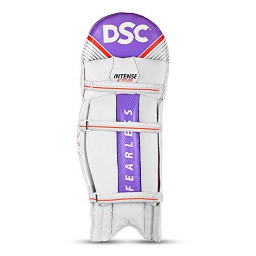 DSC Intense Attitude Cricket Batting Legguard | For Men & Boys | Material: PVC | Wide strap and ankle foam | Comfort and stability