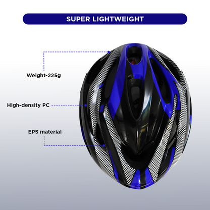 Endless EL1051 Hochleistungs-Fahrrad- und Skatehelm mit verstellbarem Riemen | Mit Innenfutter für mehr Komfort | Für Erwachsene, Frauen und Männer | Größe: Freie Größe | Material: Polycarbonat, EPS