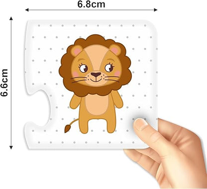 Webby Learning Pack Puzzle Lernspielzeug für Kinder Fördert die Gehirnfunktion, Konzentration und motorischen Fähigkeiten 10 bunte Puzzles – interaktives Lernen