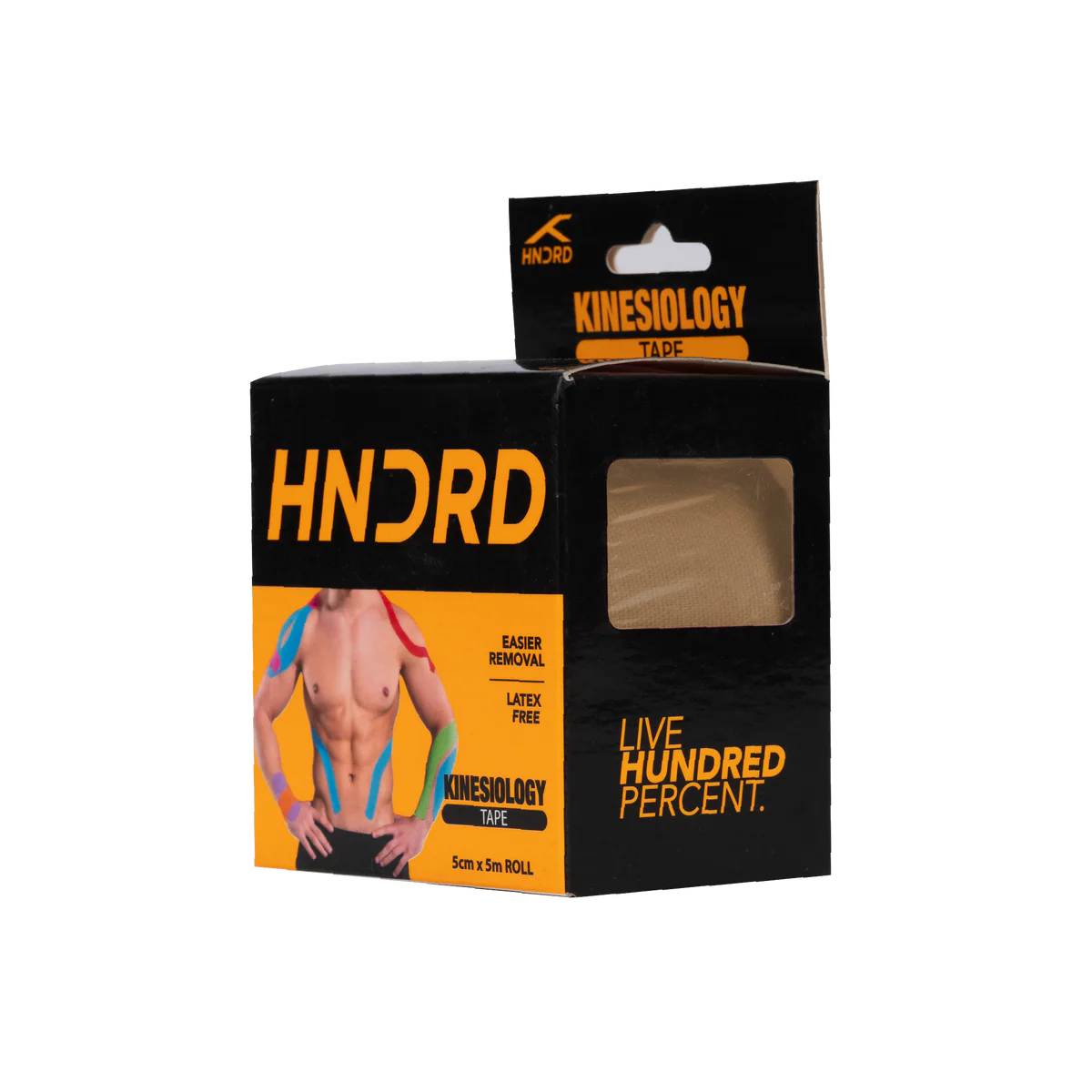 Hundred Professional Kinesiology Tape – Waterproof, Breathable Muscle & Joint Support Tape for Sports & Recovery