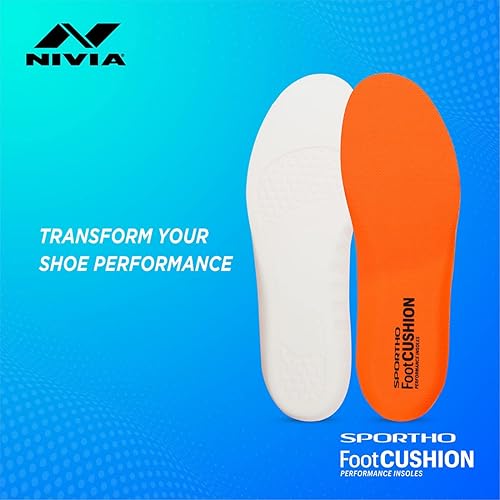 NIVIA – Step Out & Play Unisex-Einlegesohlen für Erwachsene, strapazierfähig und hochwertig, für Boxschuhe (Größe 7)