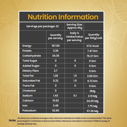 Daawat Black Rice Immuno Plus 1 kg Packung – Superfood mit hohem Proteingehalt, reich an Antioxidantien und Mineralien und fettarm – Vollkorn