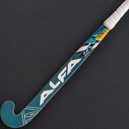 ALFA Unisex-Adult AX4 Hockey Stick, Green Spark, 36.5 Inches
