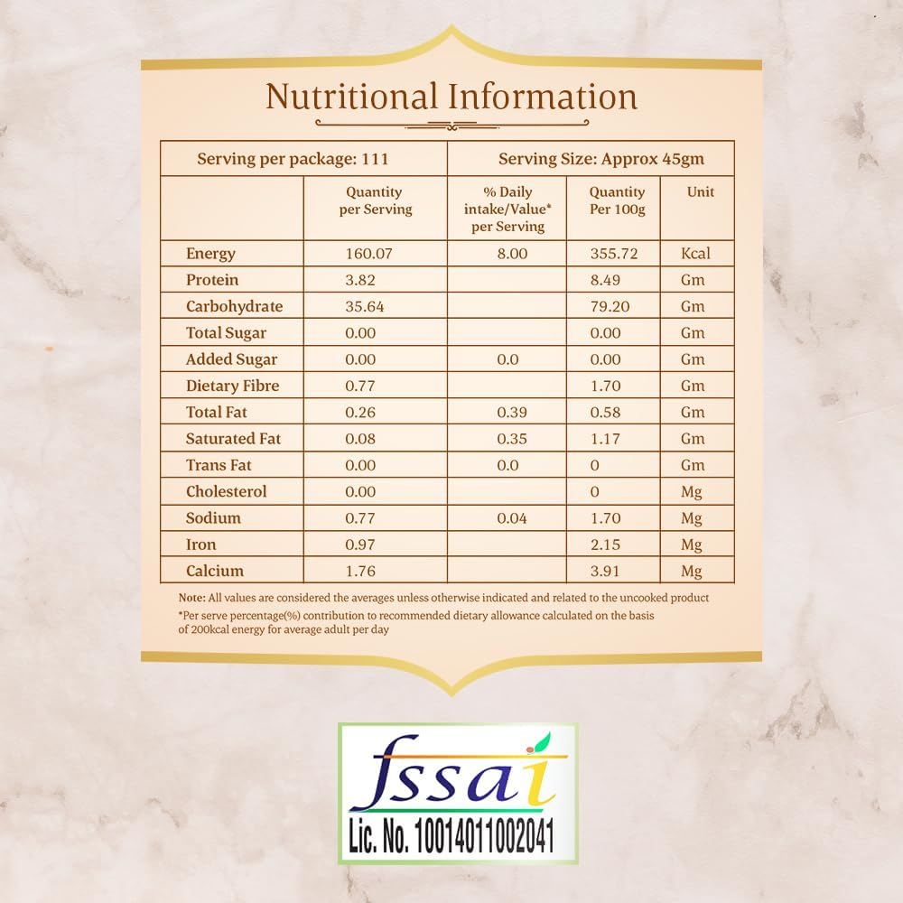 Daawat Rozana Gold Basmati-Reis Für den täglichen Gebrauch | Gekochte Körner bis zu 15 mm | Natürlich gereift