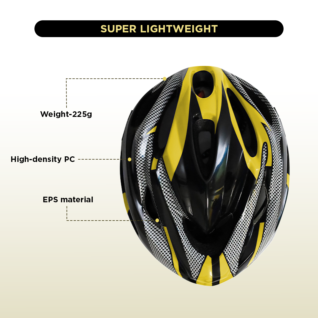 Endless EL1051 Hochleistungs-Fahrrad- und Skatehelm mit verstellbarem Riemen | Mit Innenfutter für mehr Komfort | Für Erwachsene, Frauen und Männer | Größe: Freie Größe | Material: Polycarbonat, EPS