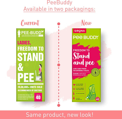 PEE BUDDY Urinal aus Pappe Pipi Trichter für Frauen, Pinkeln im Stehen, Urinierhilfe für Frauen Antibacterial Pipi Trichter für Frauen
