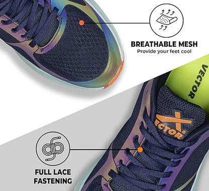 Vector X Reflector Lauf-/Joggingschuh Navy-10