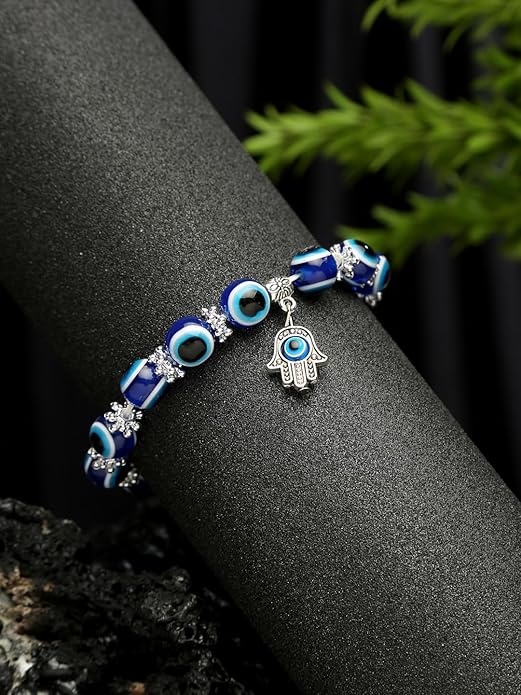 YouBella Evil Eye Armband für Mädchen und Frauen Mittlerer Kristall ohne Edelstein Mittlerer Kristall ohne Edelstein
