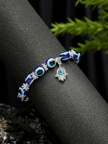 YouBella Evil Eye Armband für Mädchen und Frauen Mittlerer Kristall ohne Edelstein Mittlerer Kristall ohne Edelstein