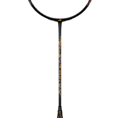 HUNDRED Battle 900-3U Graphite bespanntes Badmintonschläger mit vollständiger Schlägerhülle (schwarz)