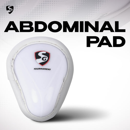 SG Tournament Abdominal Cricket Pad | Ultimate comfort | High quality material | Soft feel | Excellent shock absorption