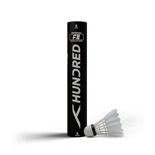 Hundred F8 Federball | 10er-Pack | Speed 77 Entenfedern | Japanischer Premiumkleber | Einfädeln aus reiner Baumwolle |