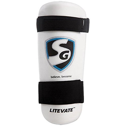 SG Litevate elbow pads | Color: white | Material: foam | Indispensable elbow pads