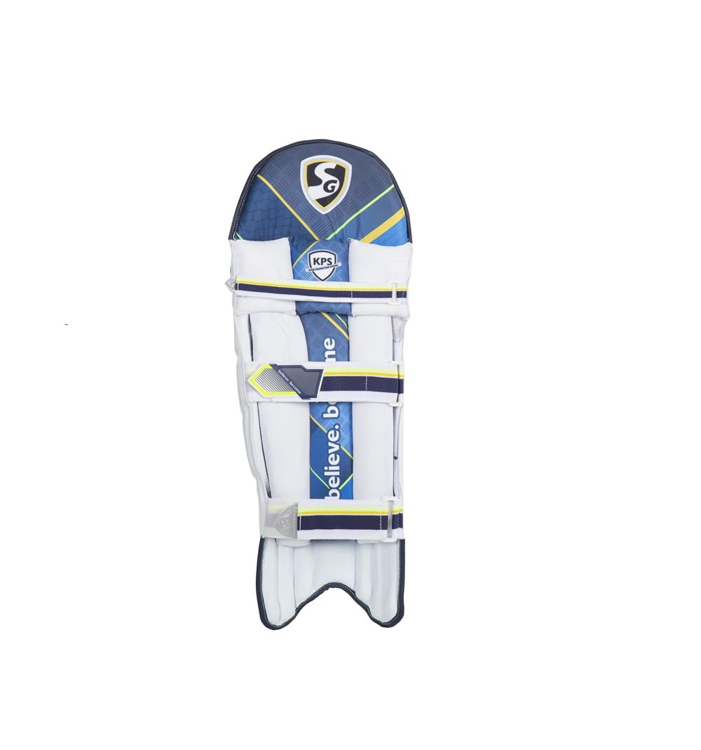 SG RSD Prolite Batting Leg Guard for Men & Boys | Color: White | Closure Type: Hook and Loop | Leg Protection for Cricket | Cricket Safety Equipment | Cricket Pads | Batting Leg Armor