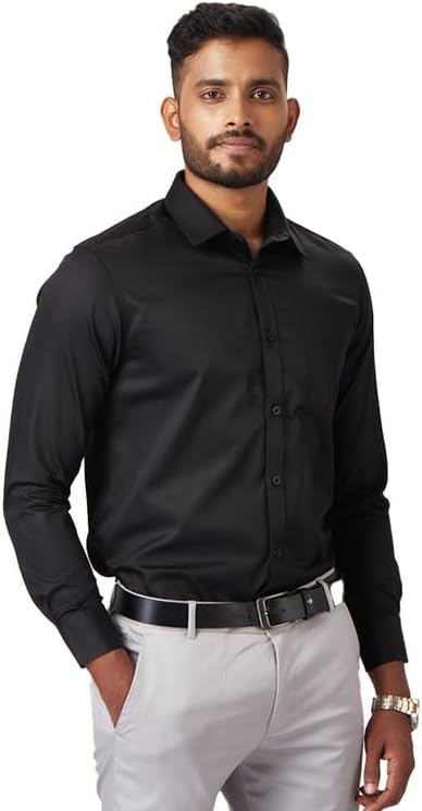 Kut for You Herrenhemd Slim Fit mit langen Ärmeln | Material: Baumwolle | für Männer & Jungen | Leicht | Button-Down-Kragen | Klassische Passform