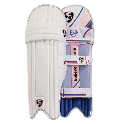 SG RSD Prolite Batting Leg Guard for Men & Boys | Color: White | Closure Type: Hook and Loop | Leg Protection for Cricket | Cricket Safety Equipment | Cricket Pads | Batting Leg Armor