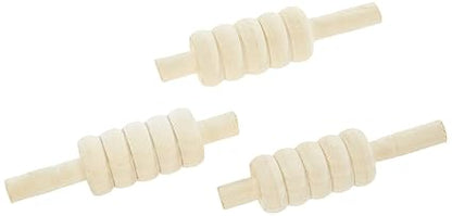 DSC Bleached And Polished Cricket Stumps Set with Bails