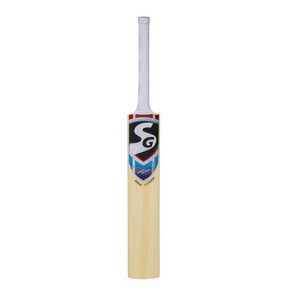SG Max Cover Cricketschläger für Herren und Jungen (Beige) | Material: Kashmir Willow | Leichtgewicht | Free Cover | Spielfertig | Für Fortgeschrittene Spieler | Ideal für Lederball