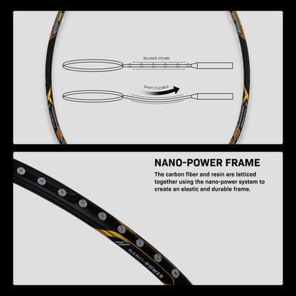 Hundred Nuclear 72 Badmintonschläger