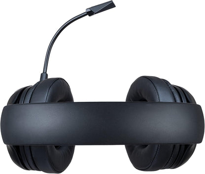 Cosmic Byte Oberon 7.1 RGB Gaming-Headset mit zwei Eingängen – USB und 3,5-mm-Klinkenstecker, abnehmbarem Mikrofon und um 90° drehbaren Ohrmuscheln (schwarz)