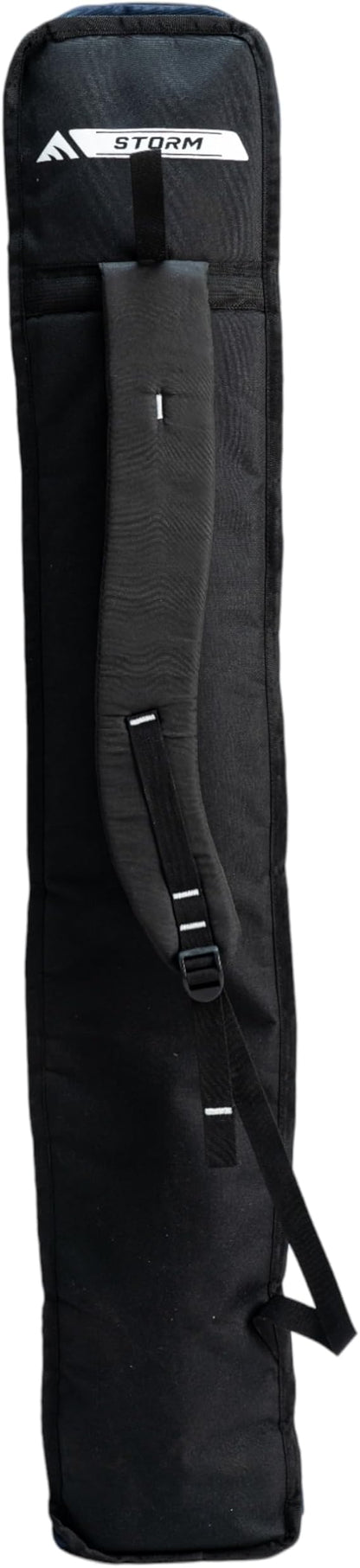 ALFA Storm Hockey-Tasche für zwei Schläger | Mehrfarbig | Verstellbar | Polyester | Leicht und strapazierfähig | Geräumiges Hauptfach | Reißverschlusstasche für Zubehör | Jali-Tasche für Organisation