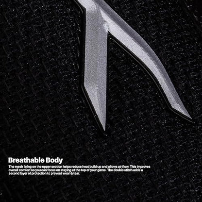 Hundred Court Star Nicht markierende professionelle Badmintonschuhe für Herren (Schwarz Rot)