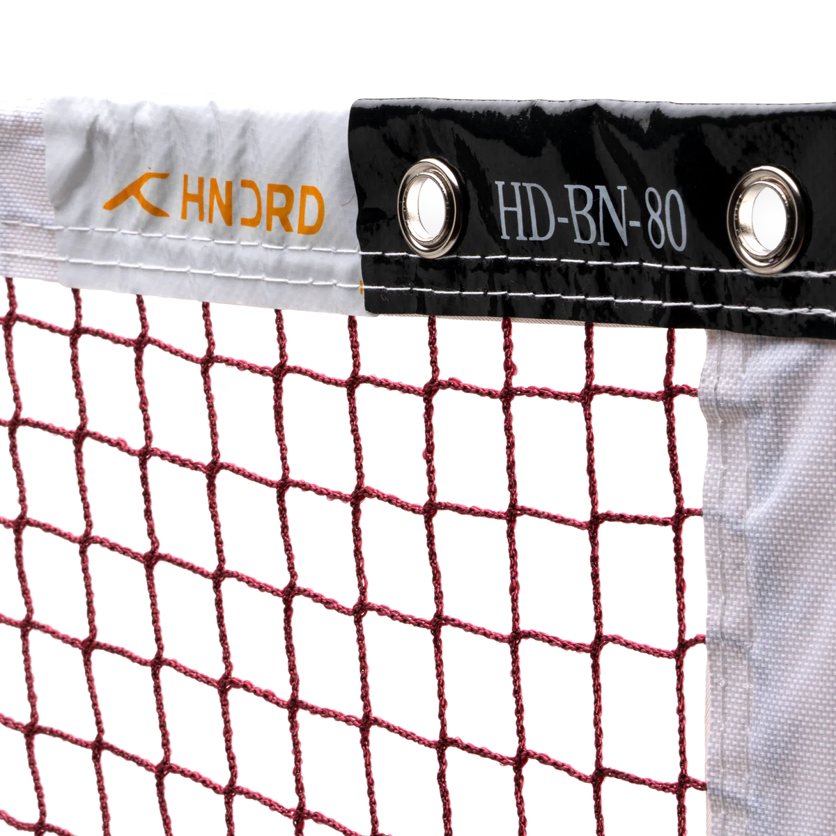Hundred HD BN80 Badminton net (Brown) – Durable Club-Grade Polypropylene Mesh with PVC/Polyester Tape