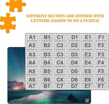Webby Aurora Borealis Puzzle | 1000 Teile | Anspruchsvolles Puzzle für Jugendliche und Erwachsene | Fördert Konzentration, Problemlösungsfähigkeit und Kreativität | STEM-Lernspielzeug für Kinder ab 14 Jahren
