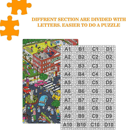 Webby After School Illustration Puzzle | 1000 Teile | Anspruchsvolles Puzzle für Jugendliche und Erwachsene | Fördert Konzentration, Problemlösungsfähigkeit und Kreativität | STEM-Lernspielzeug für Kinder ab 14 Jahren