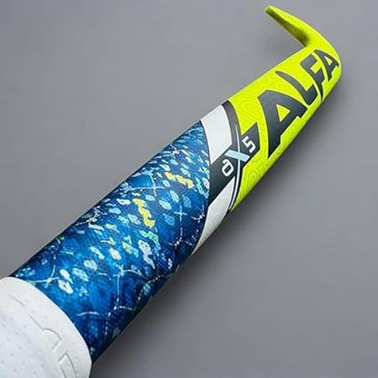 A L F A Unisex-Adult AX5 Hockey Stick, Fluorgelb, 36.5 Inches