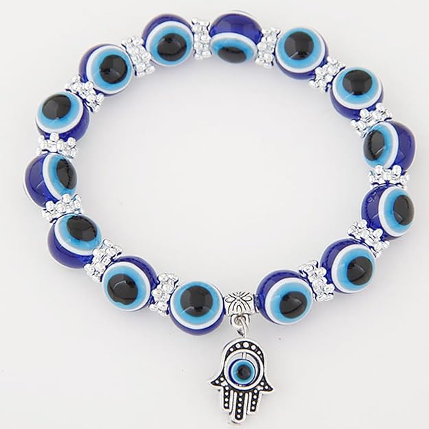 YouBella Evil Eye Armband für Mädchen und Frauen Mittlerer Kristall ohne Edelstein Mittlerer Kristall ohne Edelstein