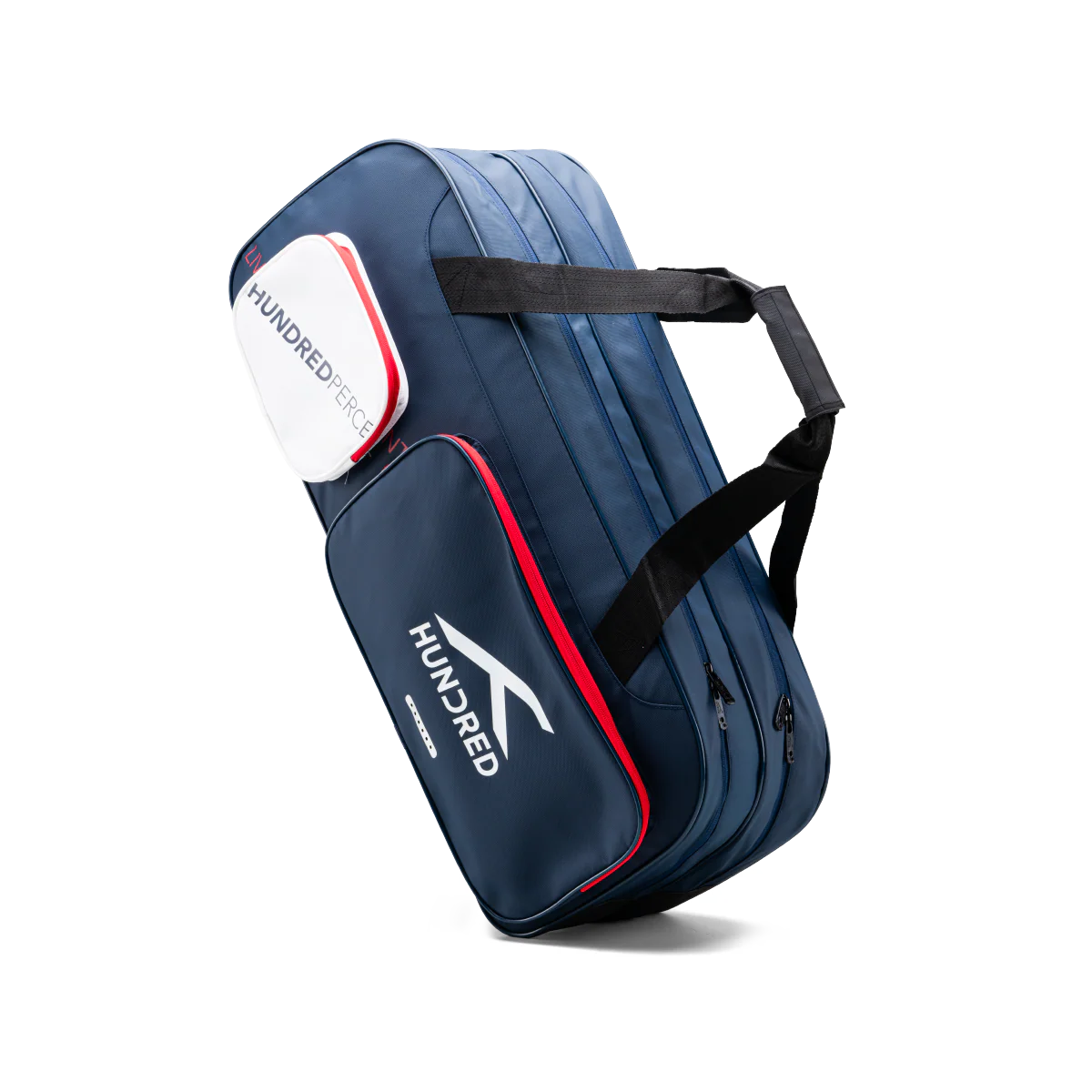 Hundred Gravity Duffle Kit Bag | Geräumige Sporttasche für Schlägersportarten mit großem Fach für Badminton- und Tennisschläger, Schuhe und Ausrüstung | Ideal für Sport, Fitnessstudio und Reisen (Marineblau)