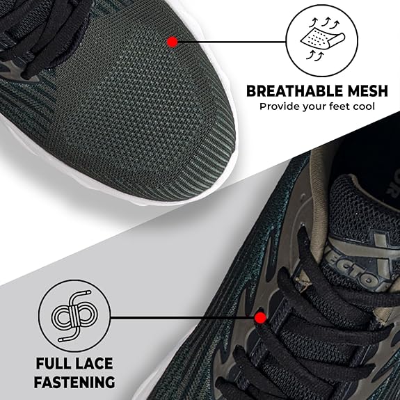 Vector X Defence Lauf-/Joggingschuh Grün-Schwarz -10