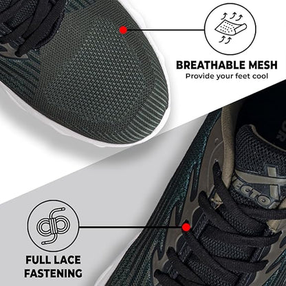 Vector X Defence Lauf-/Joggingschuh Grün-Schwarz -10