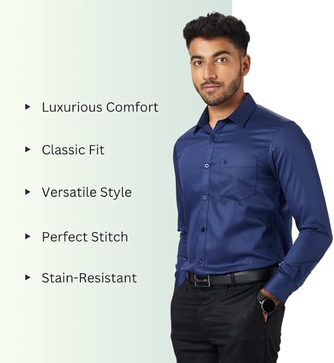 Kut for You Herrenhemd Slim Fit mit langen Ärmeln | Material: Baumwolle | für Männer & Jungen | Leicht | Button-Down-Kragen | Klassische Passform