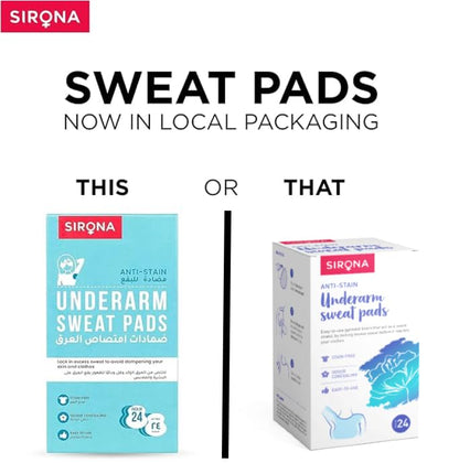 Sirona Einweg-Achselpads, Antitranspirant Absorbent Geruch Blocker Pads Achsel Kleid Shields, kämpft Hyperhidrose