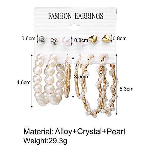 YouBella Style 3 studs & earrings | Combo | Gold-plated | Fashionable costume jewelry | For women & girls | Perfect for all occasions | For gifts & weddings | Premium quality
