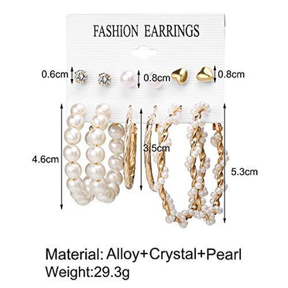 YouBella Style 3 studs & earrings | Combo | Gold-plated | Fashionable costume jewelry | For women & girls | Perfect for all occasions | For gifts & weddings | Premium quality