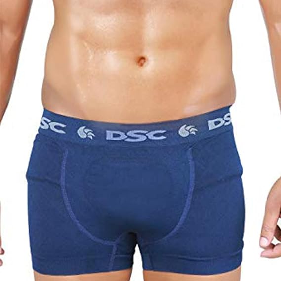 DSC Athletic Supporter Trunk | Marineblau | Größe: Large | Soft-Touch Polyester + Spandex Stretch | Snug Fit | Atmungsaktives Material | Supporter Brief | 1er-Pack