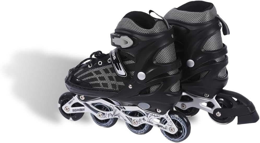 Endless EL1025 Inline Skates Aluminium Chassis und 70 mm PU Räder | Vorderrad Flash, ABEC 7 Lager | In-Outdoor