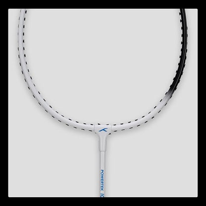 HUNDRED Powertek 100 (set of 2) full-string badminton racket (size: standard, grip size: G5) | Stringing | Material: aluminum | Maximum tension: 16-18lbs | for advanced players
