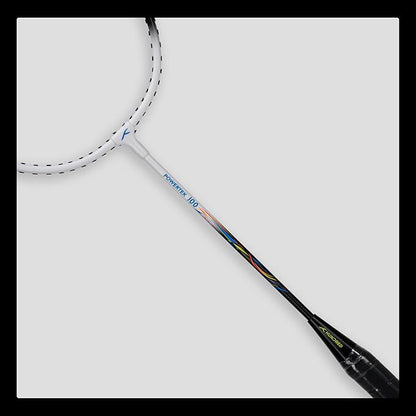 HUNDRED Powertek 100 (set of 2) full-string badminton racket (size: standard, grip size: G5) | Stringing | Material: aluminum | Maximum tension: 16-18lbs | for advanced players