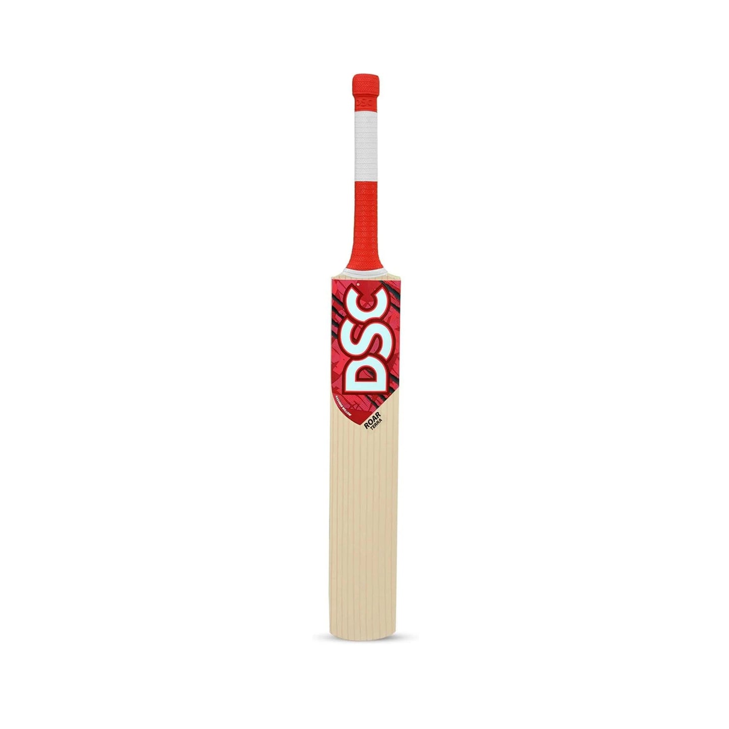 DSC Roar Terra Kashmir Willow Cricket Bat | Farbe: Multicolor | Größe: 1 | Für Herren | Material: Weidenholz | Hergestellt aus leichtem Kashmir Willow | Leichtgewichtige Bats und Crossweave Band auf dem Gesicht