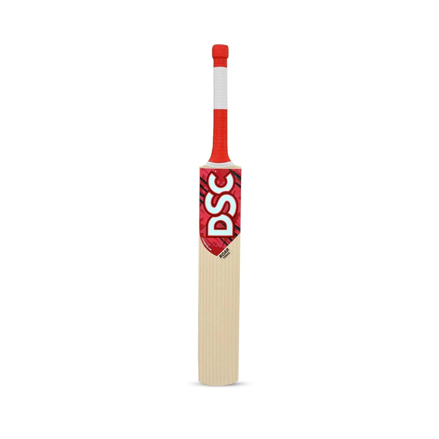 DSC Roar Terra Kashmir Willow Cricket Bat | Farbe: Multicolor | Größe: 1 | Für Herren | Material: Weidenholz | Hergestellt aus leichtem Kashmir Willow | Leichtgewichtige Bats und Crossweave Band auf dem Gesicht