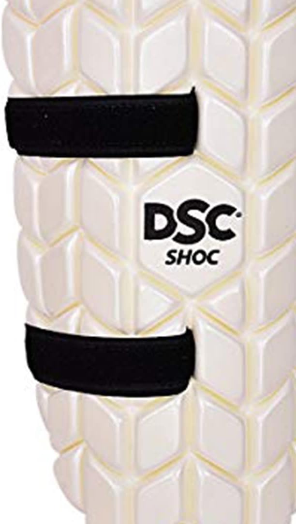 DSC Intense Shoc Cricket Thigh Pads | Color: Multicolor | Size: Men's, Right-Handed | Lightweight & Shaped | Lower Body Protection | Material: PVC | Sweat Absorbent & Breathable | Low Density Foam Inside