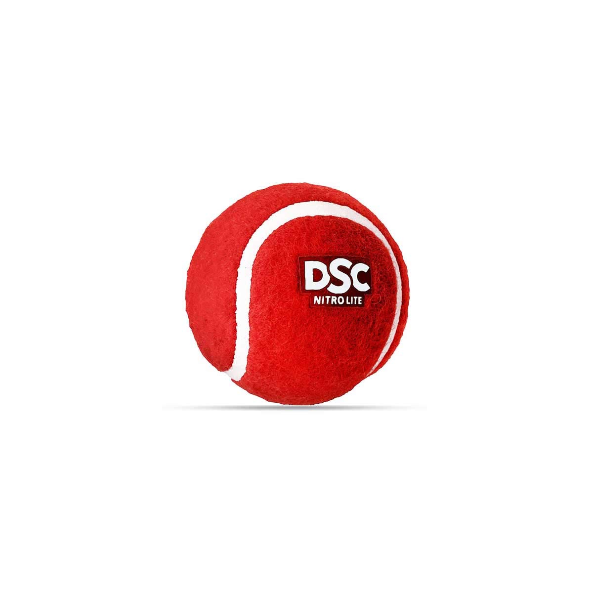 DSC Nitro lightweight rubber tennis ball ( Pack of 2) | Premium outer felt for greater durability | Rubberized seams | Ideal for beginners