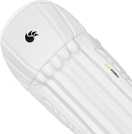DSC Condor Flite Cricket Wicket Keeping Leg Guard | Color: Multicolor | Size: Youth | For Men and Boys | Mesh Instep | Perfect Fit | Compact Wrap-Around Fit
