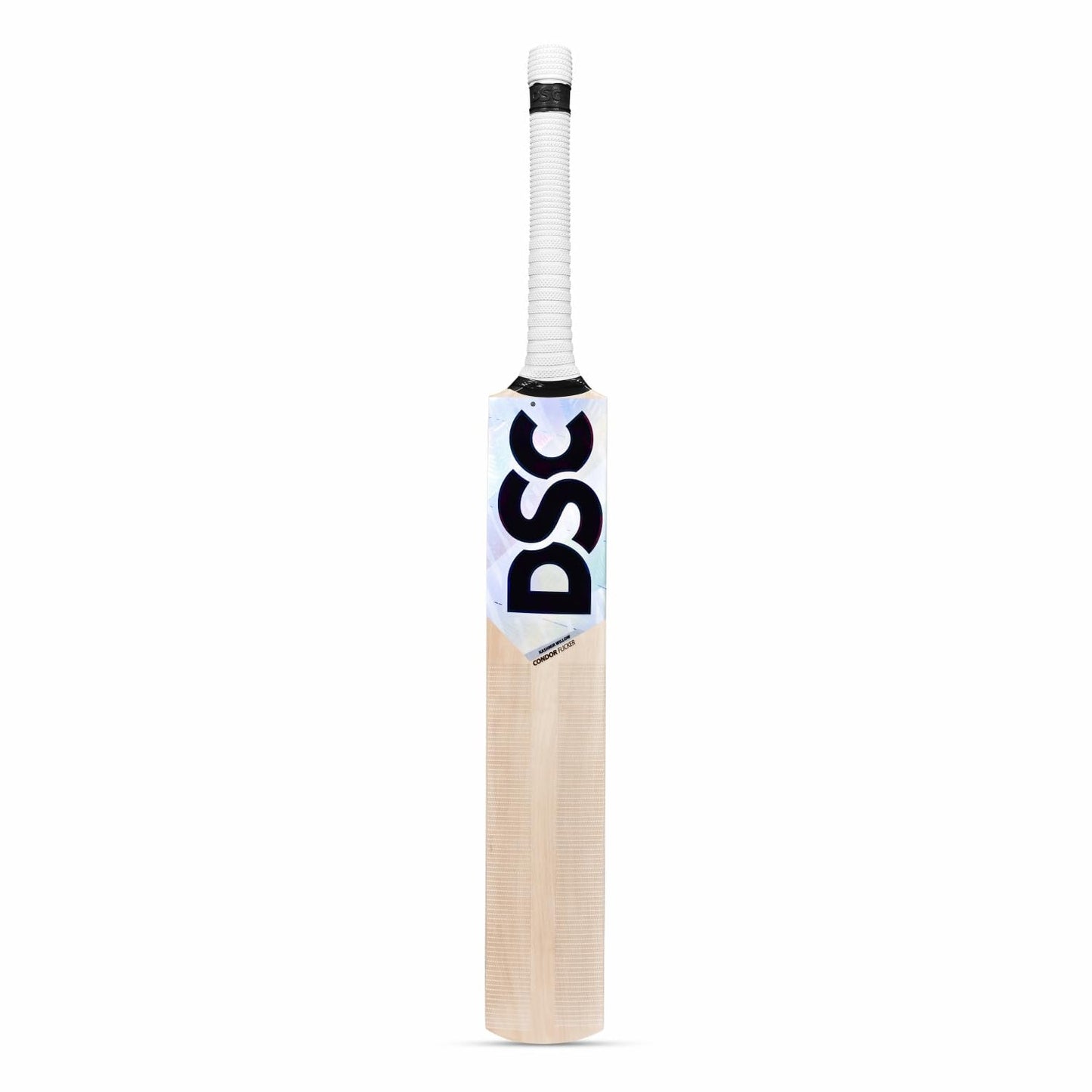 DSC Condor Scud Cricket Bat für Herren und Jungen (Beige, Größe - Short Handle) | Material: Kashmir Willow | Leichtgewicht | Kostenlose Hülle | Spielfertig | Für Fortgeschrittene Spieler |